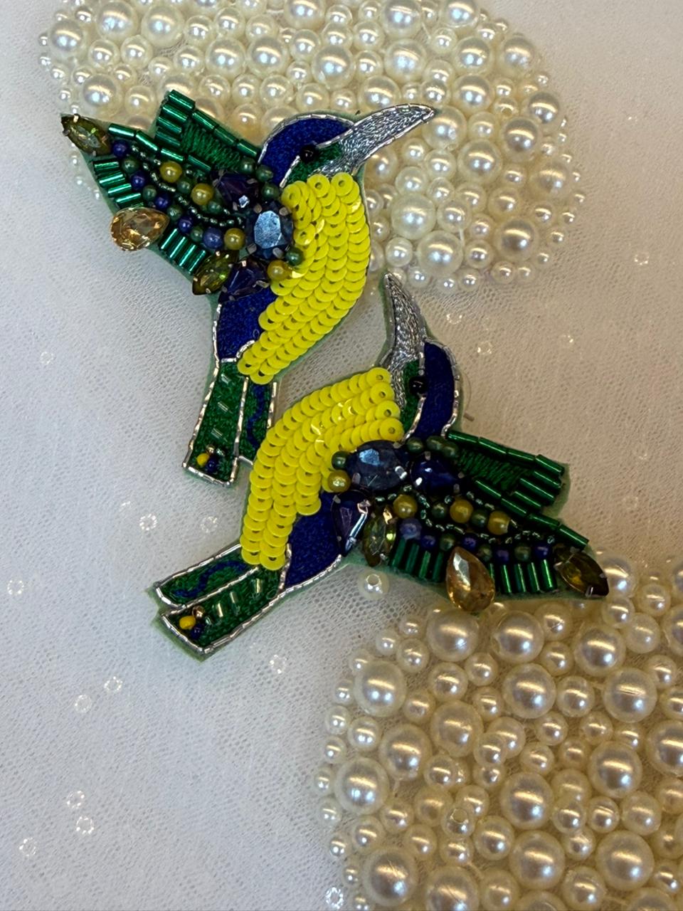 Sunshine Bird Handmade Earring