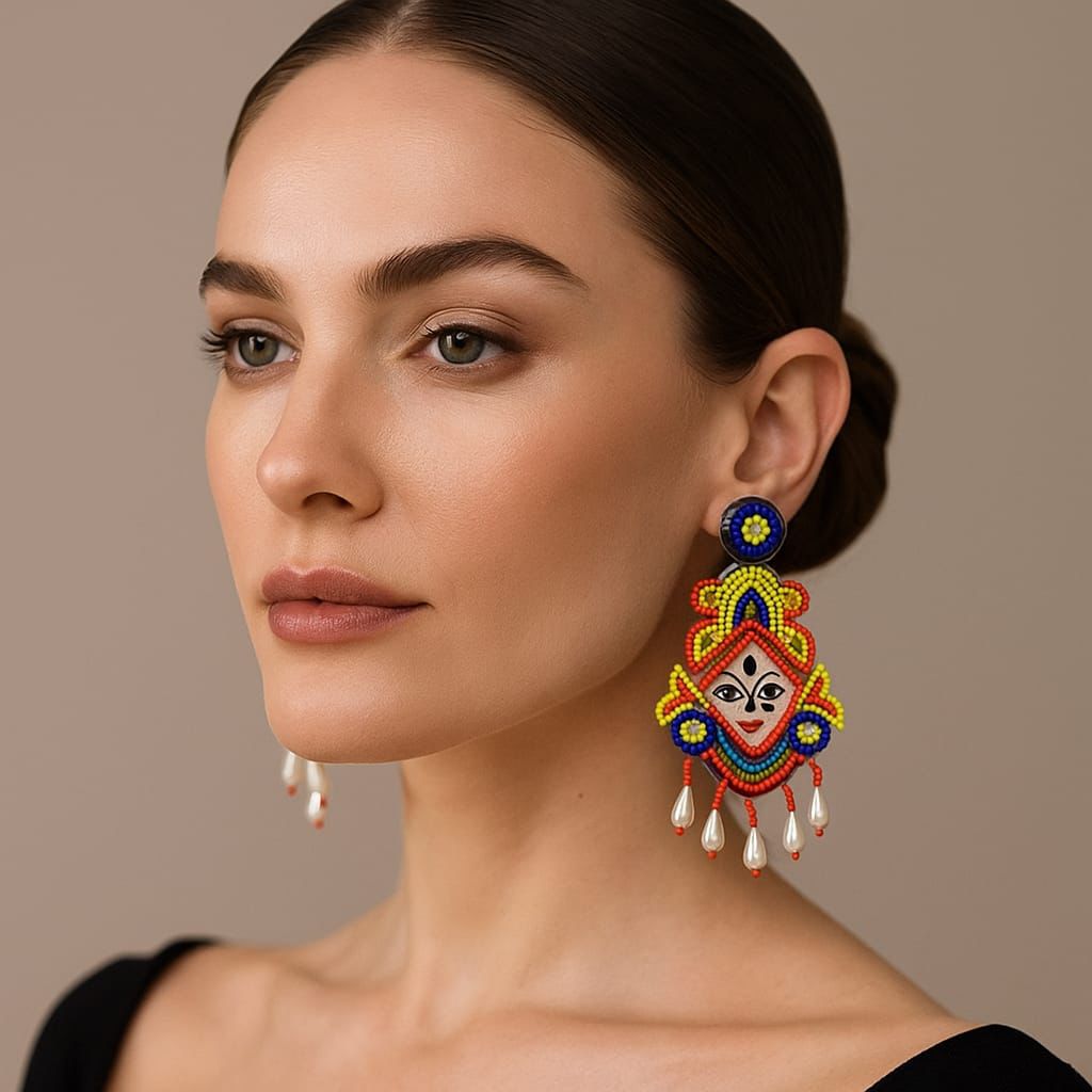 Mata ji Handmade Earring