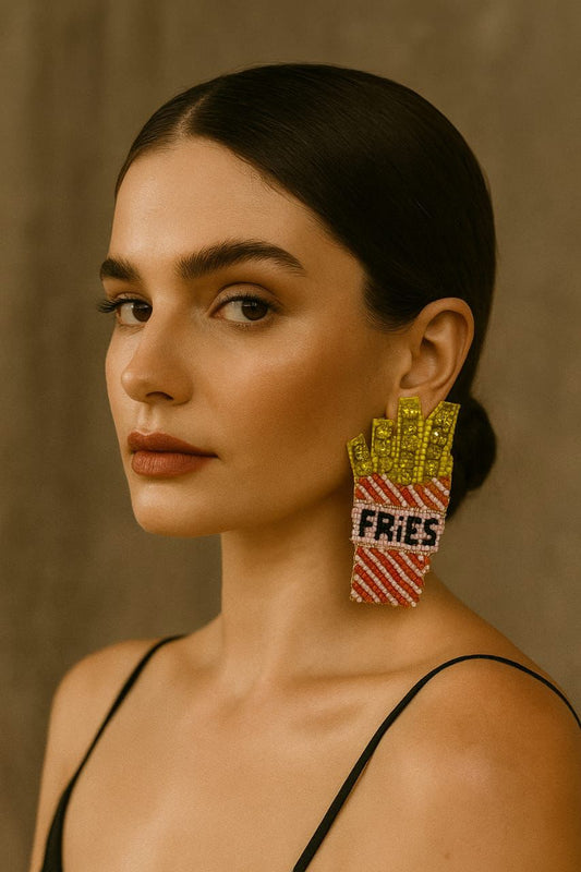 Fries Handmade Earring