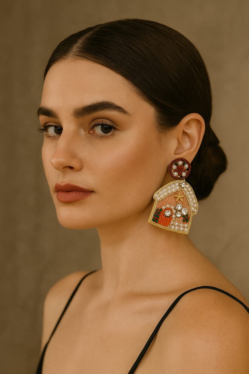 Hut Handmade Earring