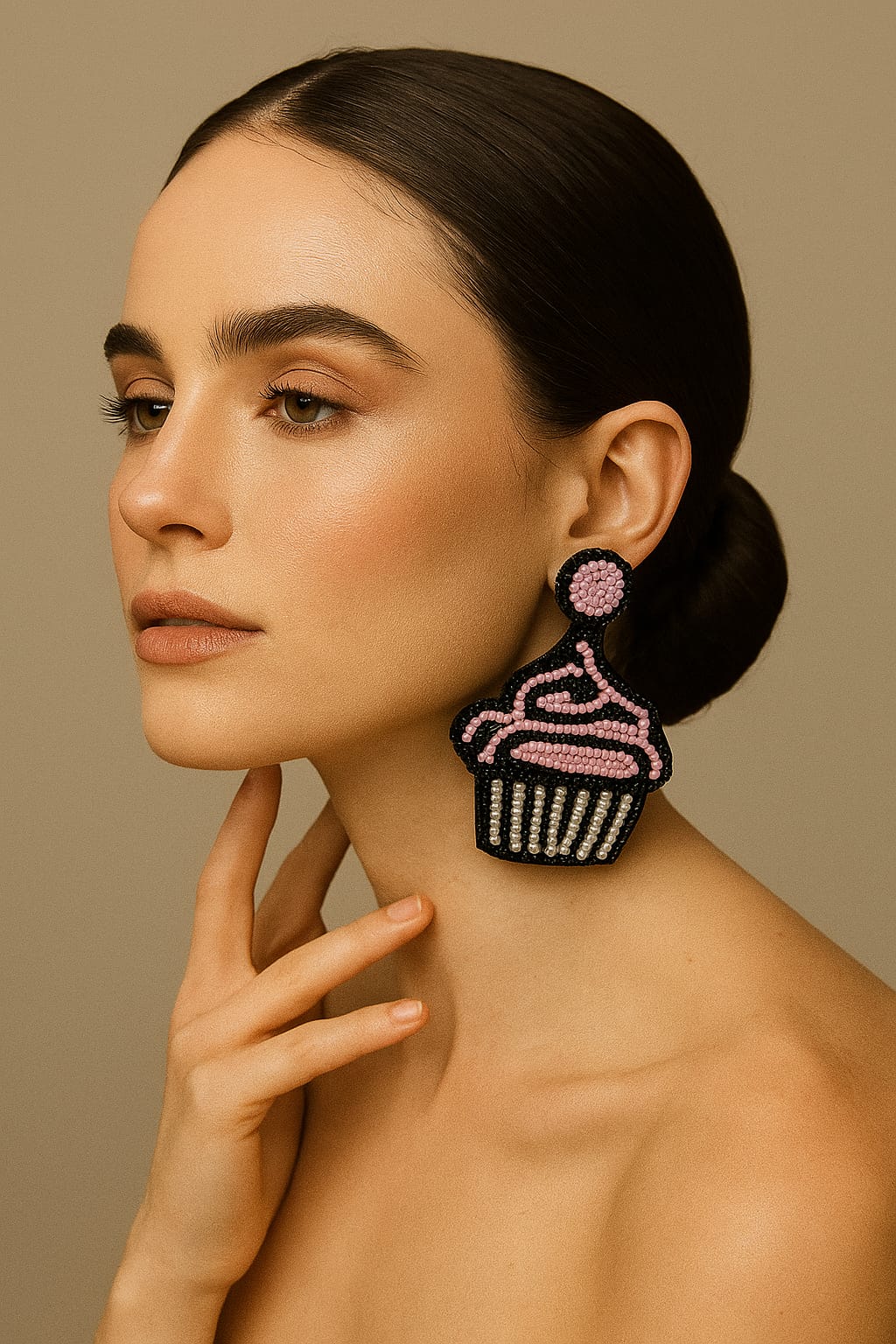 Ice Cream Handmade Earring