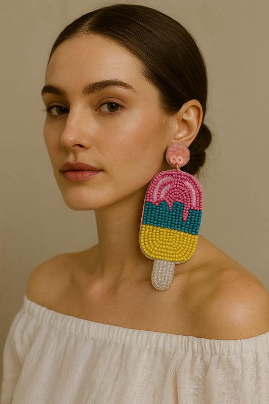 Ice Cream Handmade Earring