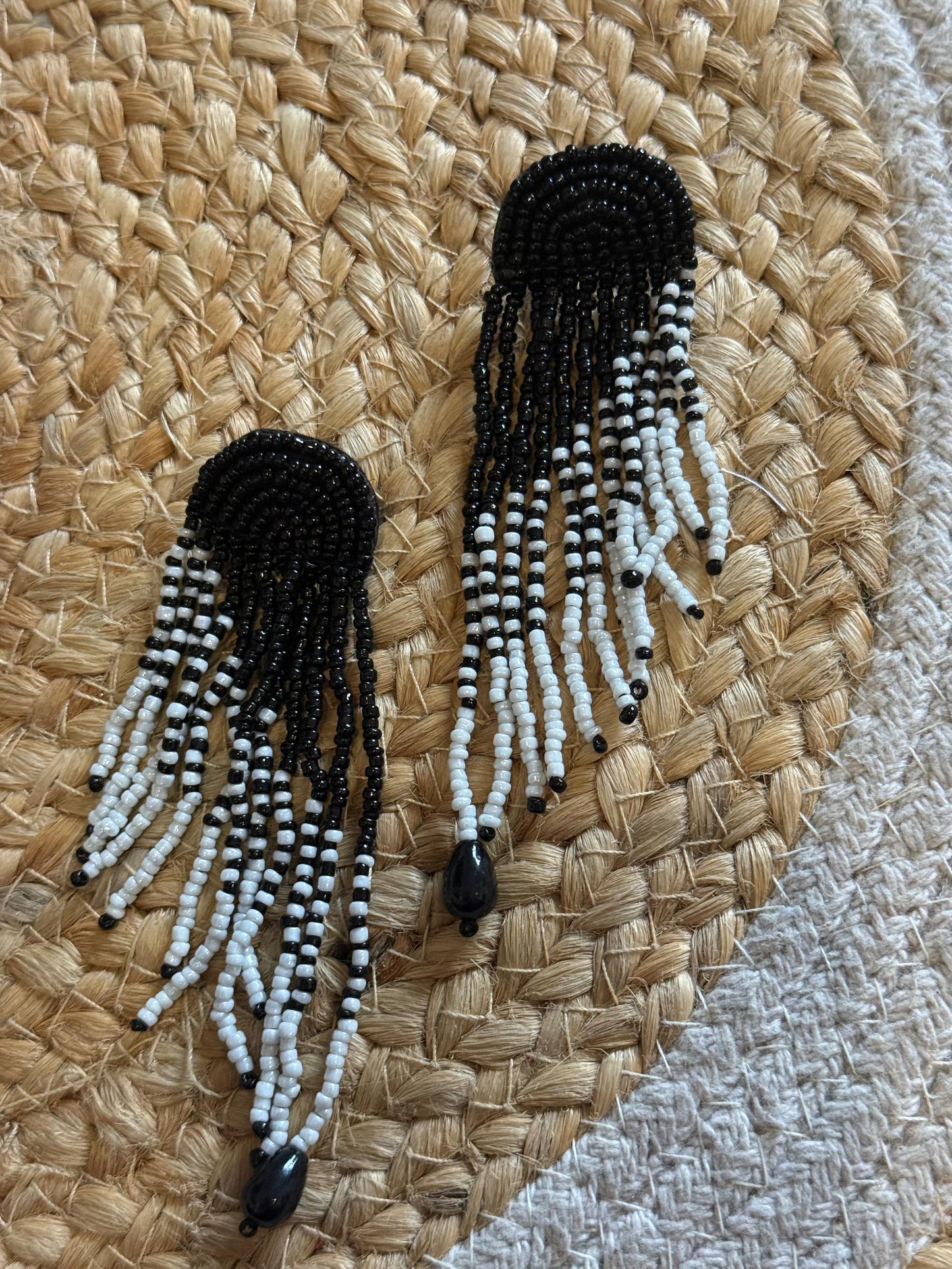 Zebra Vibe Handmade Earring