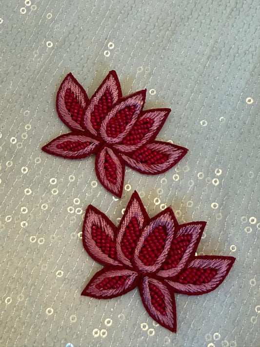 Blush Lotus Handmade Earring