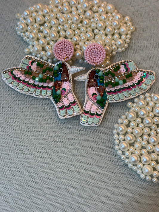 Pastel Flight Handmade Earring