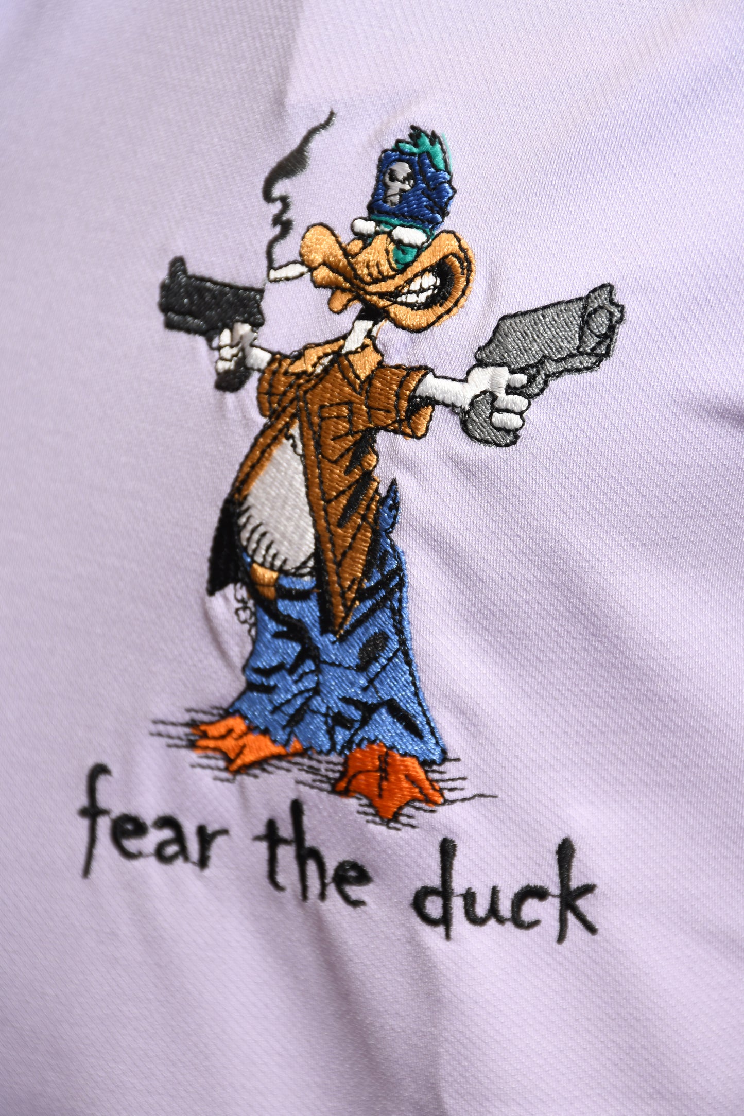 Lavender Don Duck Oversized Tshirt