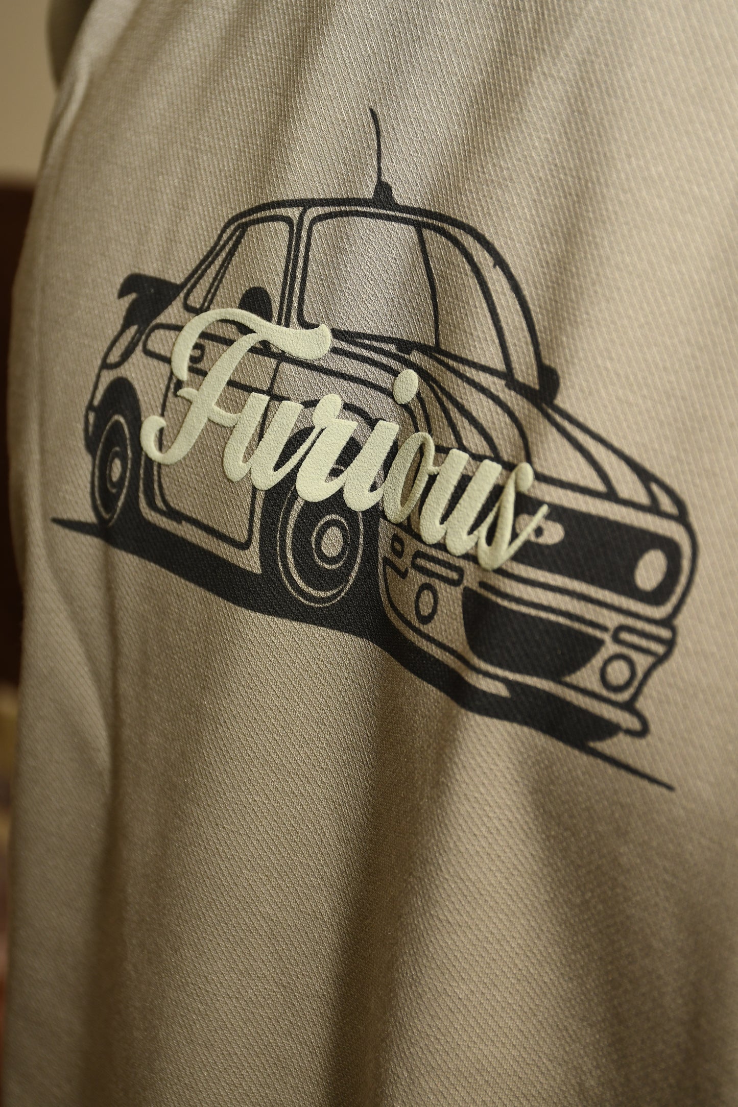 Army Green Furious Oversized Tshirt