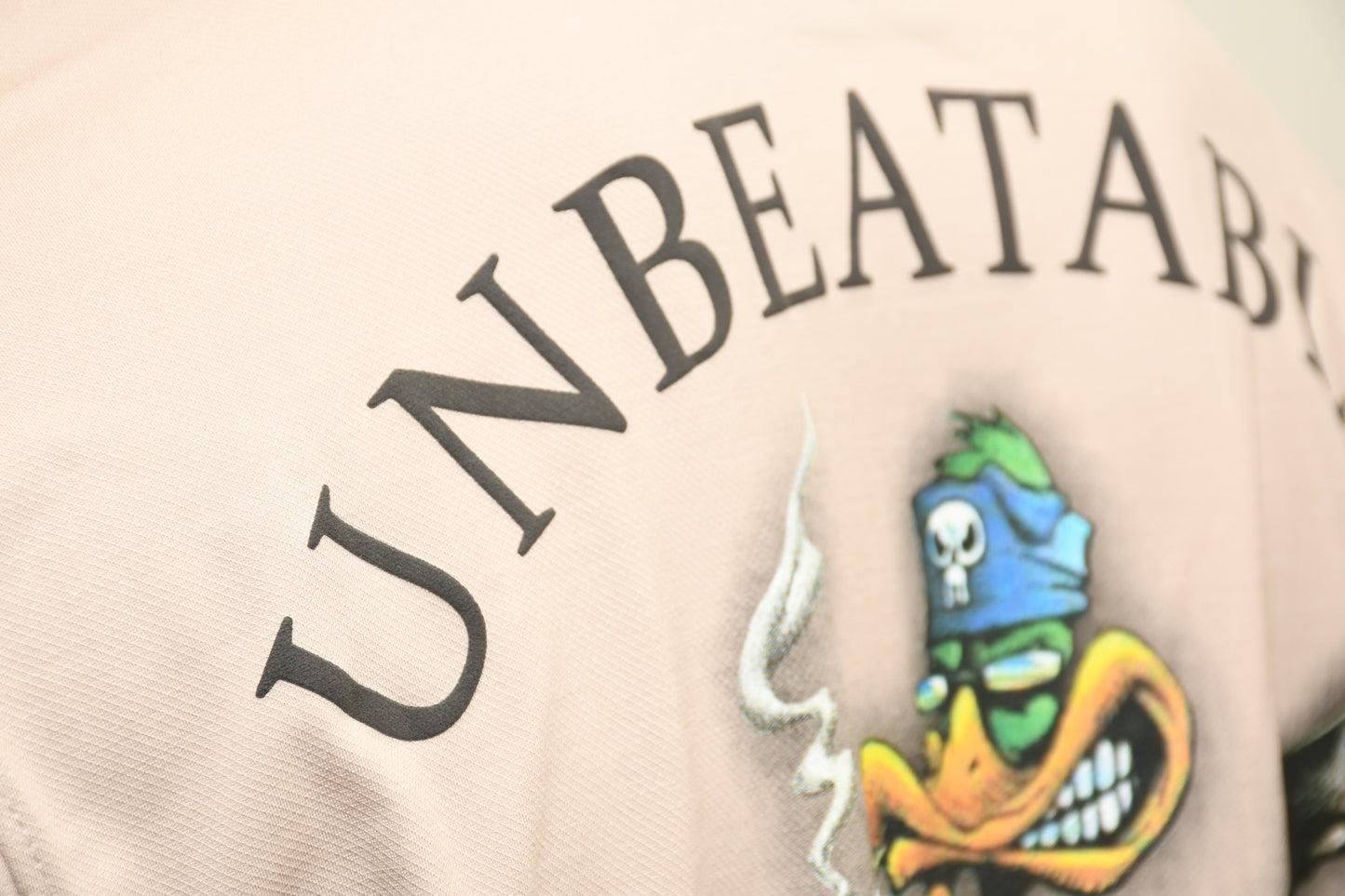 Beige Don Duck Oversized  Tshirt